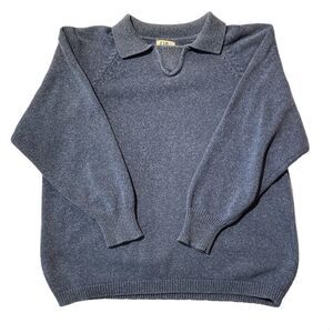 Vintage Fia Italia Hand Loomed Blue Sweater Women's Size Medium